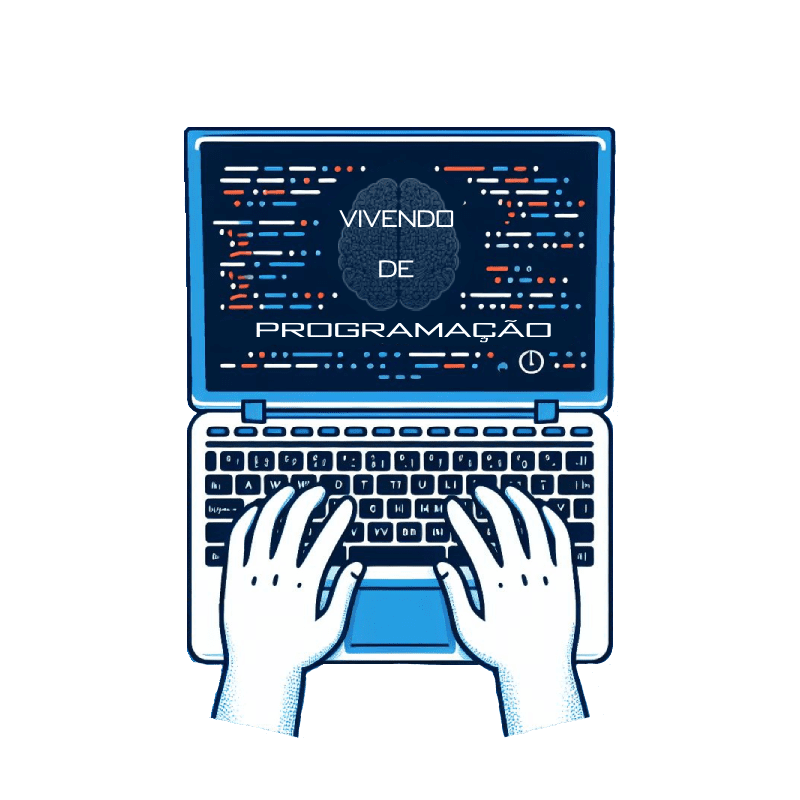 Logotipo Vivendo de Programação